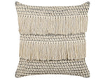 Dekokissen IRESINE Baumwolle 45 x 45 cm Beige Geometrisches Muster