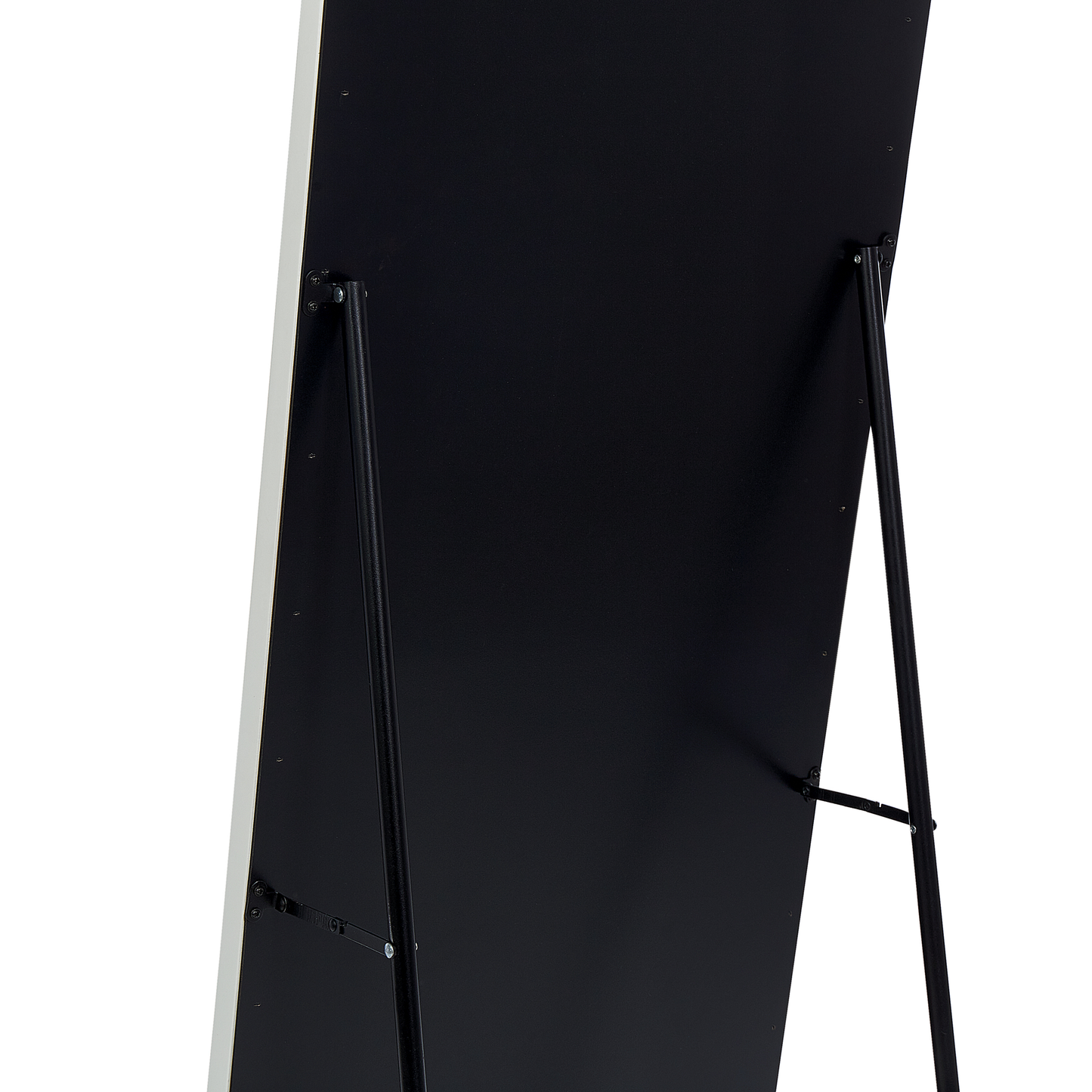 Standspiegel ANSOUIS 150 cm Kunstleder Weiss