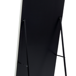 Standspiegel ANSOUIS 150 cm Kunstleder Weiss