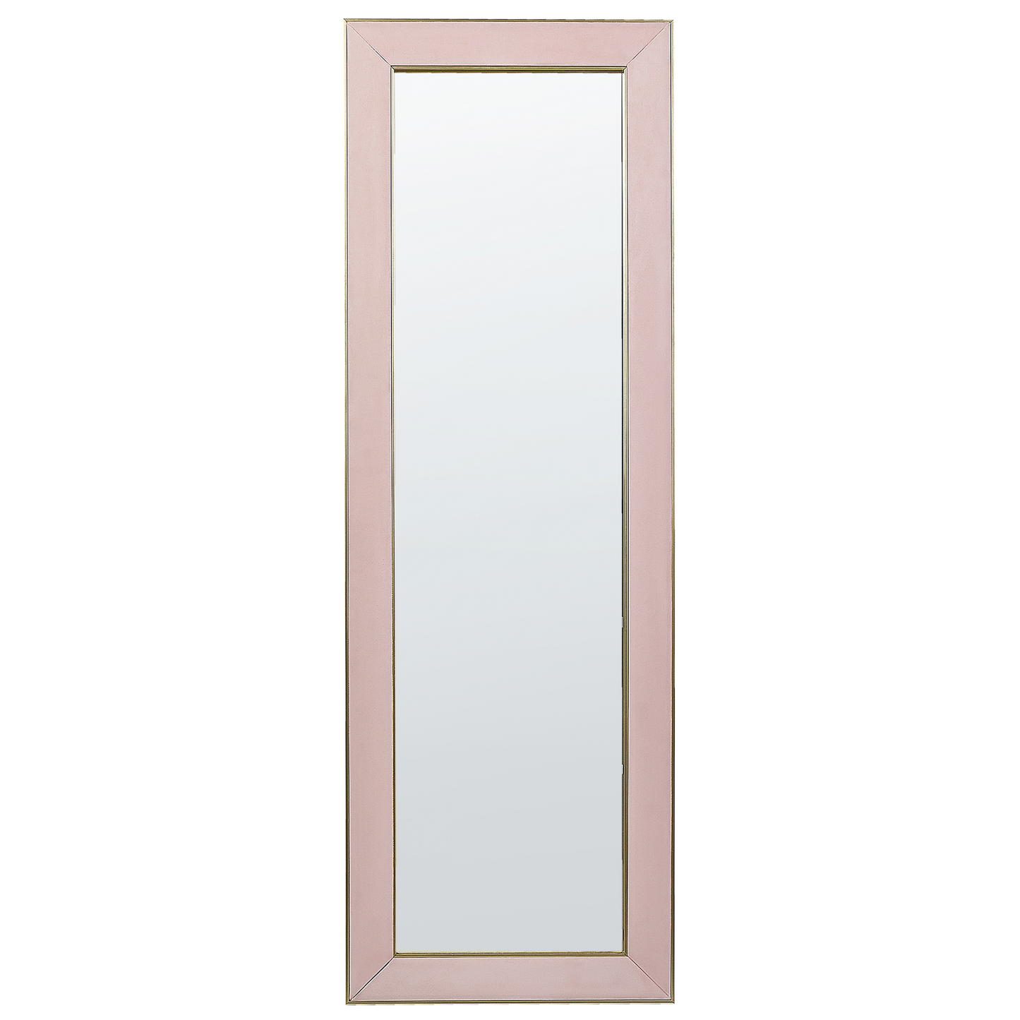 Standspiegel LAUTREC 150 cm Samtstoff Rosa