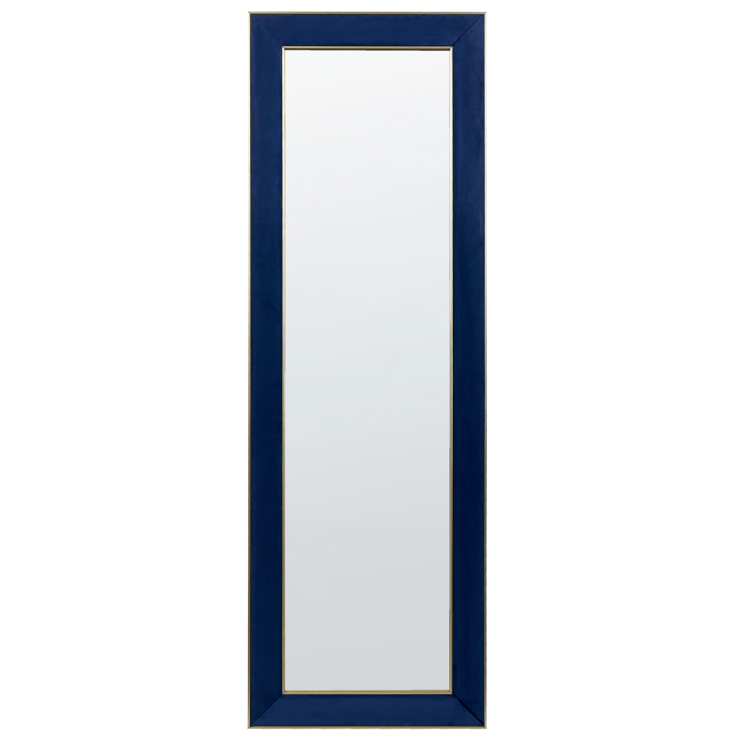 Standspiegel LAUTREC 150 cm Samtstoff Marineblau