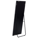 Standspiegel ANSOUIS 150 cm Samtstoff Dunkelgrau