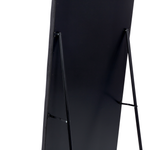 Standspiegel ANSOUIS 150 cm Samtstoff Dunkelgrau