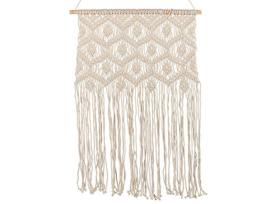 Wandbehang KALERI Baumwolle 102 cm Beige