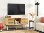 TV-Möbel PEROTE Rattan Hellbraun
