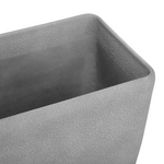 Set mit 2 Blumentöpfen BARIS Stein 74 cm Grau