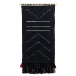 Wandbehang PAKPATTAN Baumwolle 123 cm Schwarz