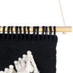 Wandbehang PAKPATTAN Baumwolle 123 cm Schwarz