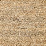 Pouf Jute naturfarben 45 x 45 x 30 cm DHADAR