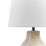 Tischlampe aus Keramik Beige OZAMA