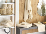 Handtücher 9er Set ATIU Baumwollfrottee Beige