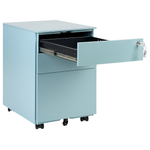 Büroschrank CAMI Metall Hellblau