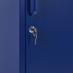 Büroschrank FROME Metall Marineblau