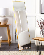Standspiegel BEAUVAIS 156 cm Metall Gold