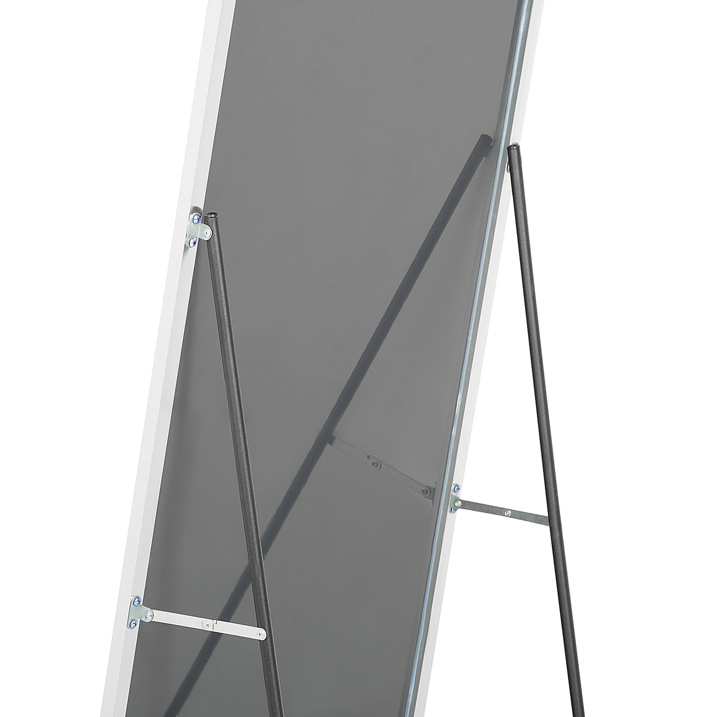 Standspiegel BEAUVAIS 156 cm Metall Silber