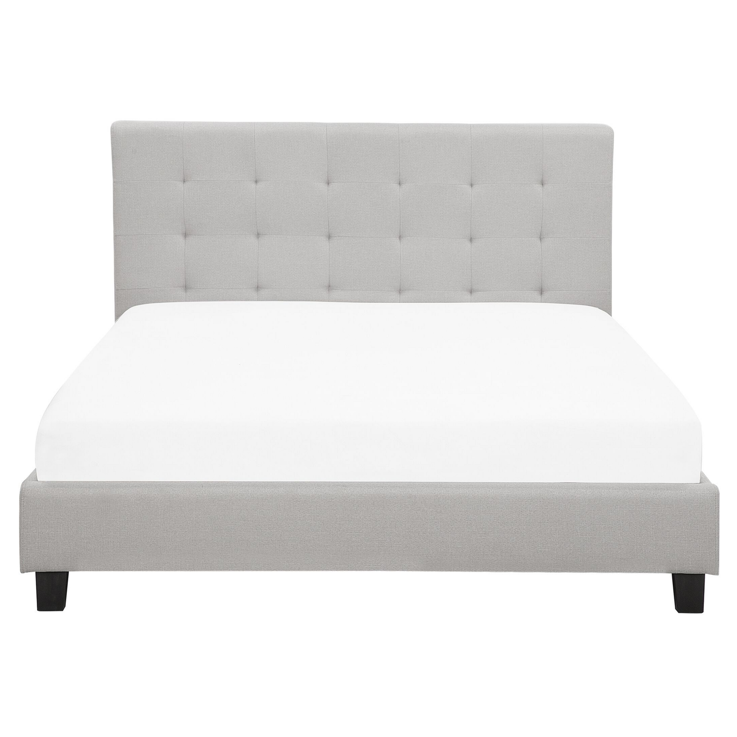 Wasserbett Stoff LA ROCHELLE 160 x 200 cm Hellgrau