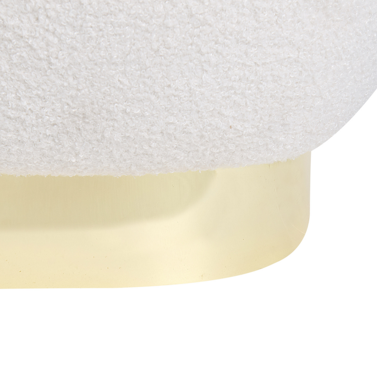 Sessel LOVIISA Bouclé Weiss