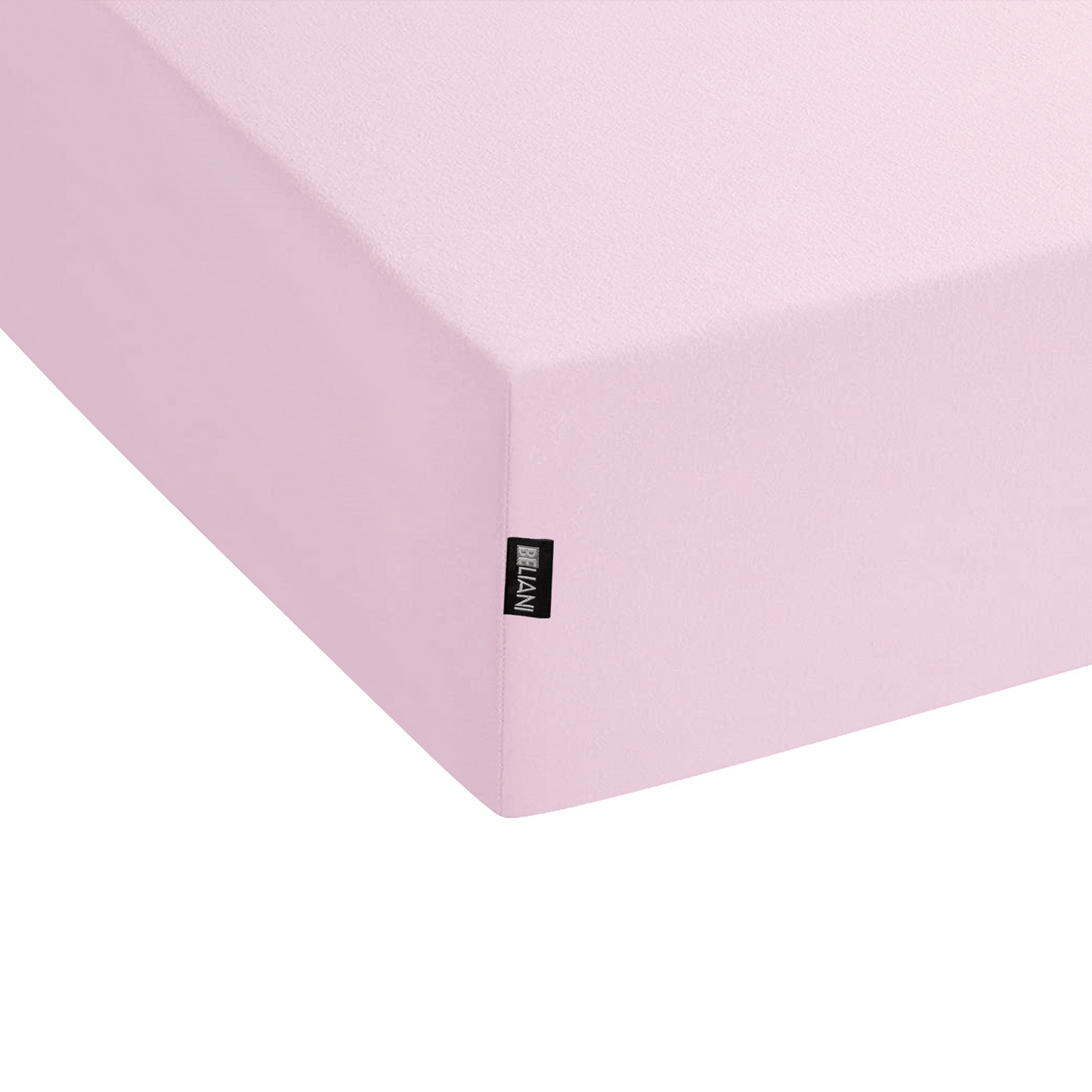 Spannbettlaken JANBU Baumwolle 90 x 200 cm Pastellrosa