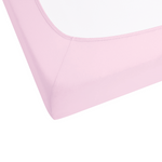 Spannbettlaken JANBU Baumwolle 90 x 200 cm Pastellrosa