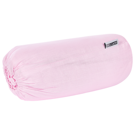 Spannbettlaken JANBU Baumwolle 90 x 200 cm Pastellrosa