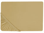 Spannbettlaken JANBU Baumwolle 180 x 200 cm Olivgrün