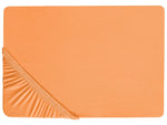 Spannbettlaken JANBU Baumwolle 160 x 200 cm Orange