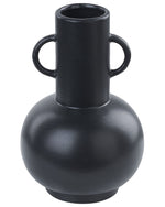 Blumenvase PEREA Keramik 26 cm Schwarz