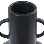 Blumenvase PEREA Keramik 26 cm Schwarz