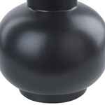Blumenvase PEREA Keramik 26 cm Schwarz