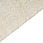 Teppich Jute hellbeige 160 x 230 cm Kurzflor zweiseitig LUNIA