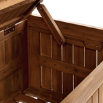 Gartenbank SOVANA 160 cm mit Stauraum Akazienholz Braun