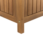 Gartenbank SOVANA 160 cm mit Stauraum Akazienholz Braun