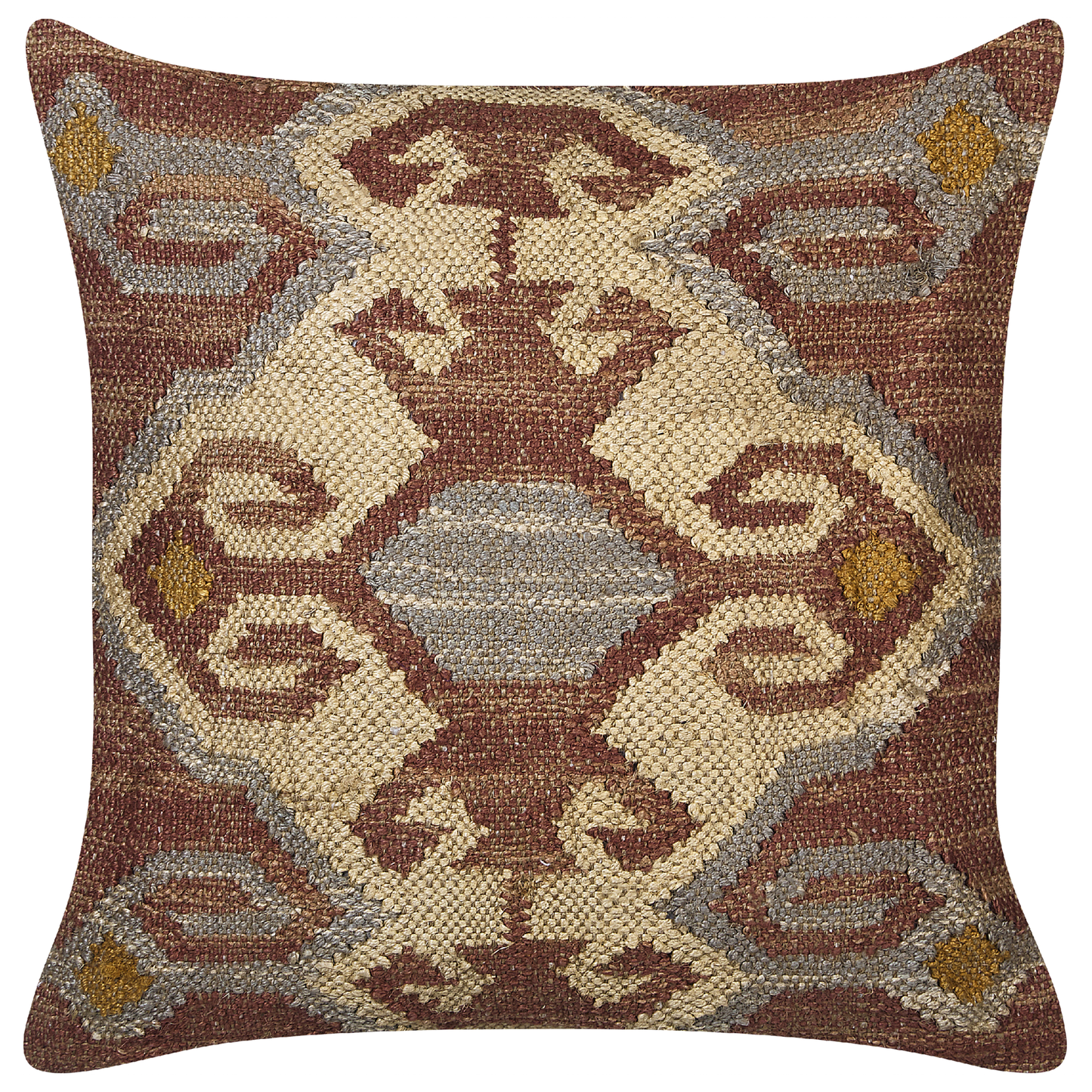 Dekokissen 2er Set URPAD Jute 45 x 45 cm Bunt Orientalisches Muster