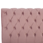 Wasserbett Samtstoff AVALLON 160 x 200 cm Rosa