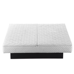 Wasserbett Samtstoff AVALLON 180 x 200 cm Beige