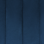 Esszimmerstuhl 2er Set SANILAC Samtstoff Marineblau