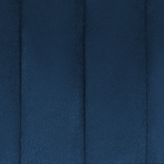 Esszimmerstuhl 2er Set SANILAC Samtstoff Marineblau