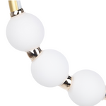 LED Hängelampe FANE Metall Gold