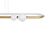 LED Hängelampe FEALE Metall Gold