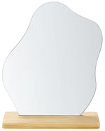 Standspiegel LOZERE 19 cm 22 cm Hellbraun
