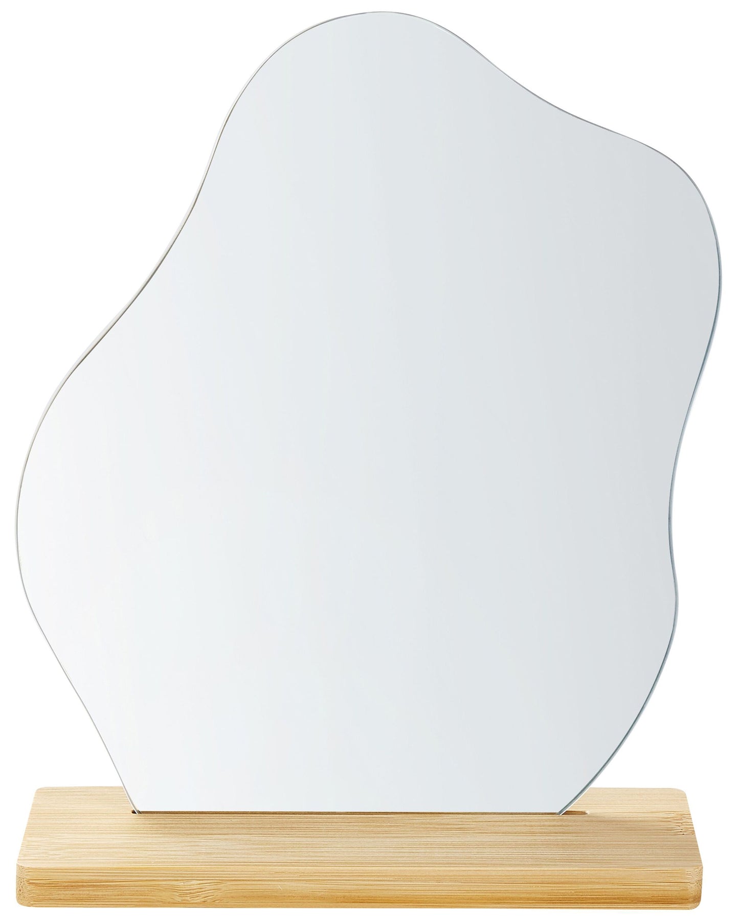 Standspiegel LOZERE 19 cm 22 cm Hellbraun