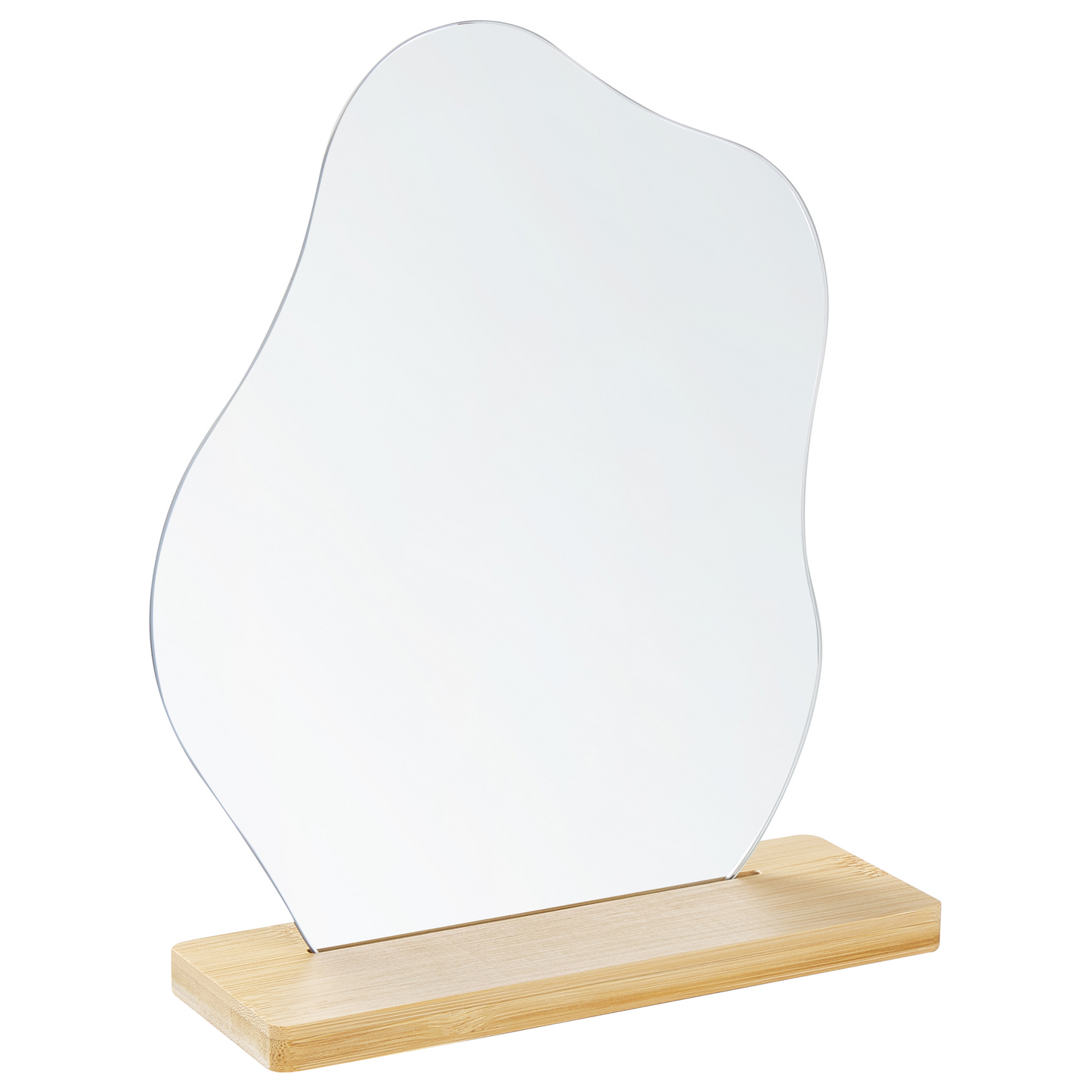 Standspiegel LOZERE 19 cm 22 cm Hellbraun