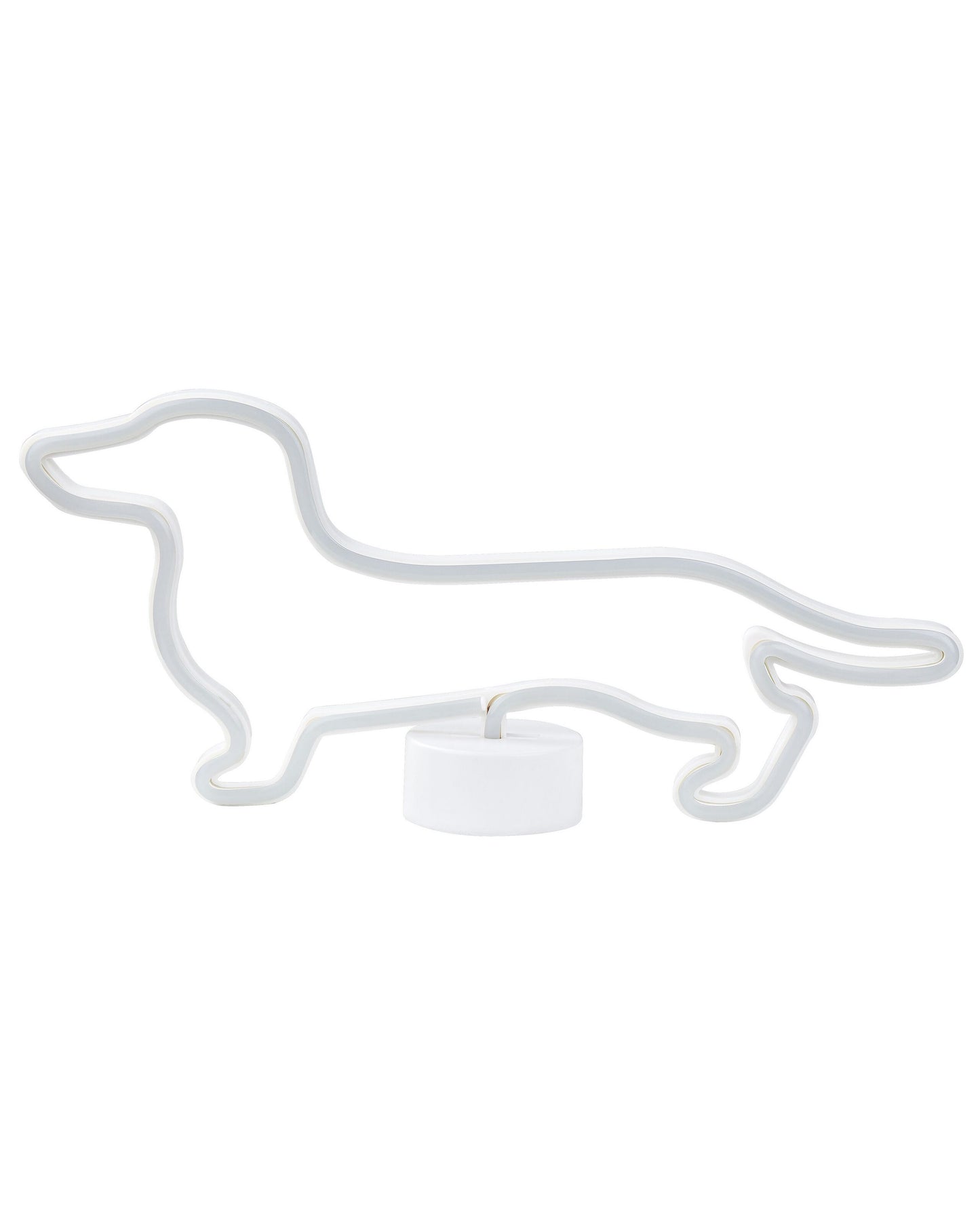 Neonlicht LED Dekofigur blau Hundeform 20 cm FRANCIS