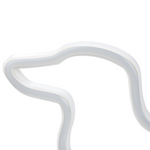 Neonlicht LED Dekofigur blau Hundeform 20 cm FRANCIS