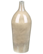 Blumenvase LEGANES Keramik 47 cm Taupe