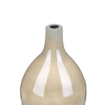 Blumenvase LEGANES Keramik 47 cm Taupe