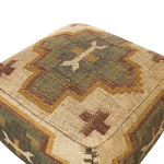Pouf Jute mehrfarbig 50 x 50 x 30 cm PULICAT