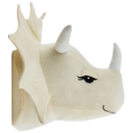 Wanddekoration für Kinder Dinosaurier REXX Baumwolle 29 cm Hellbeige