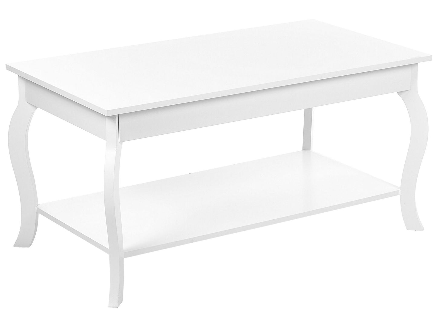 Couchtisch weiss rechteckig 55 x 101 cm HARTFORD