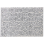 Teppich Wolle grau-beige 160 x 230 cm Kurzflor EDREMIT